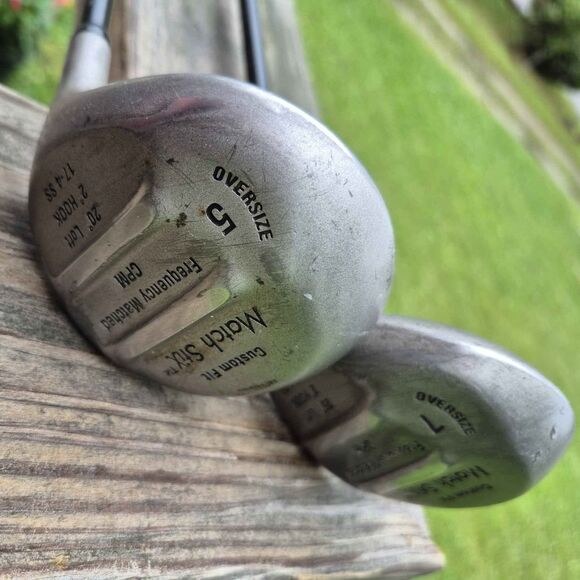 Custom Fit 'Match Stix' Oversized 5 & 7 Fairway Wood Golf Clubs- PM40i Flex - RH - Picture 6 of 7